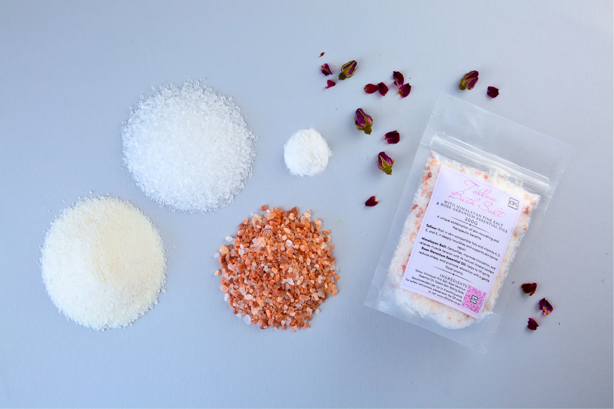 Bath Salt – Himalayan Salt & Rose Geranium - Image 3