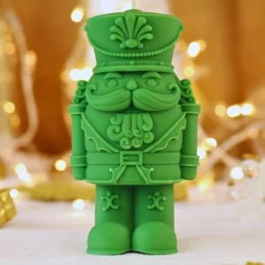 Nutcracker Christmas Candle