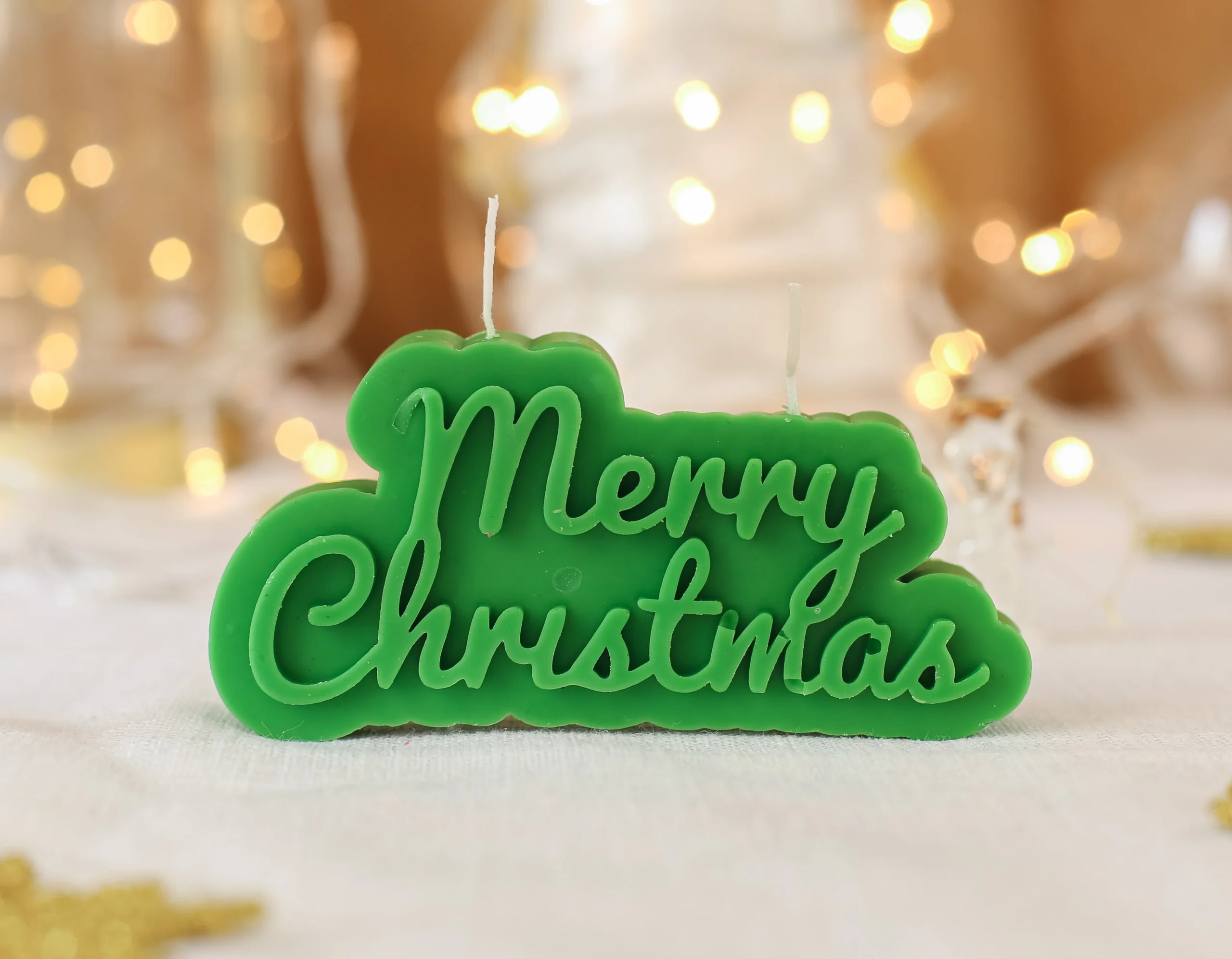 Merry Christmas Candle - Image 3