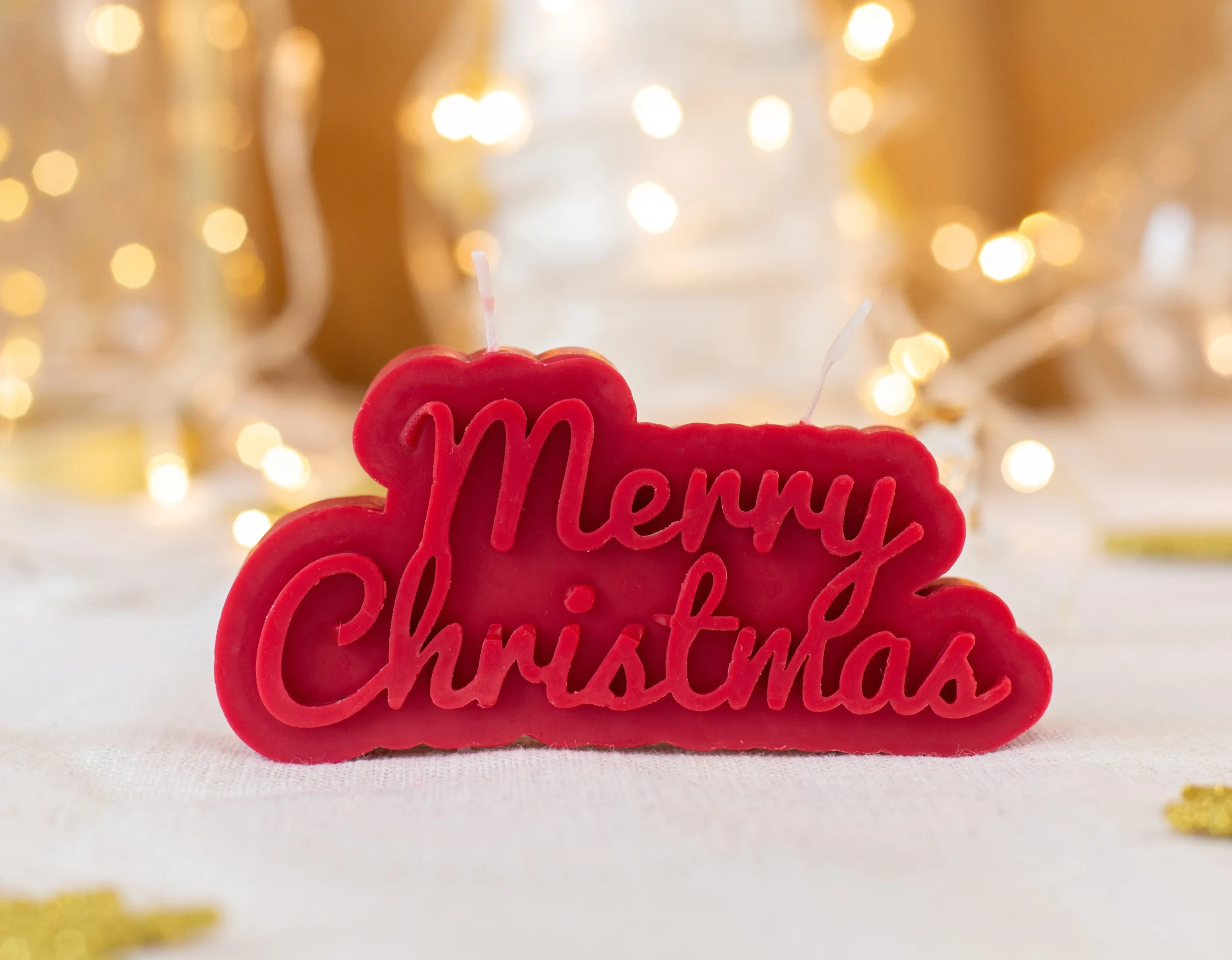 Merry Christmas Candle - Image 2