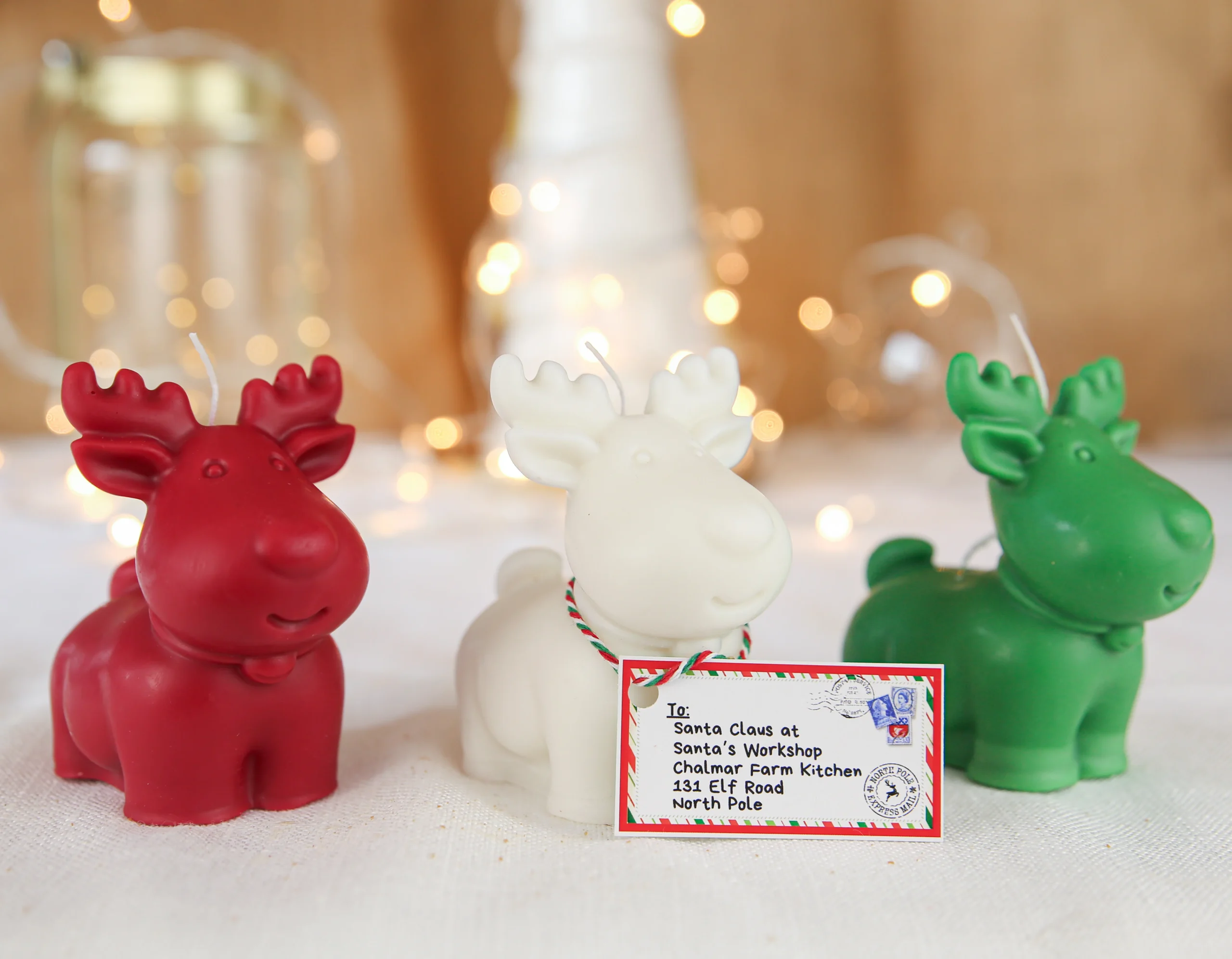 Reindeer Candle