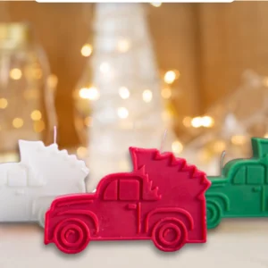 Truck & Christmas Tree Candle